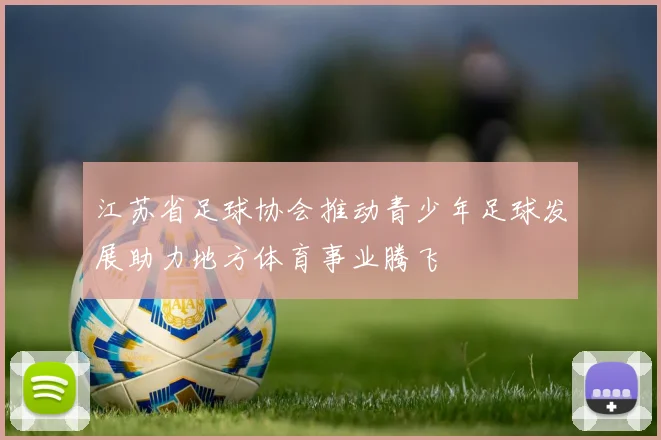 江苏省足球协会推动青少年足球发展助力地方体育事业腾飞
